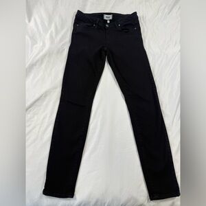 Paige Verdugo Ultra Skinny Jeans Black Stretch Denim Women’s Size 29